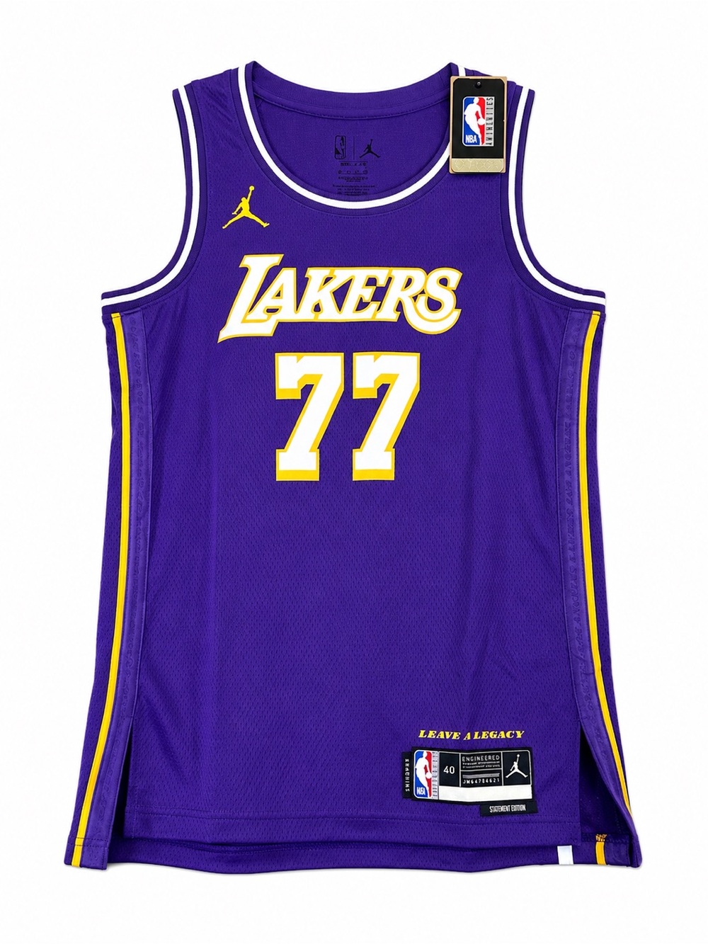 Nike Jordan Luka Dončić Lakers #77 Statement Edition Jersey NWT Small